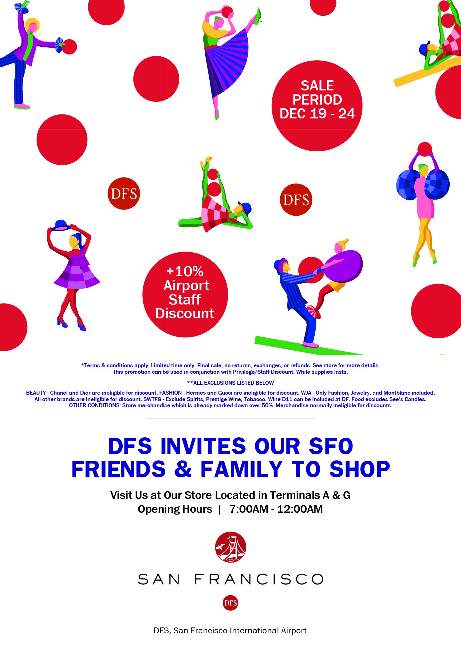 DFS 2022 Holiday sale