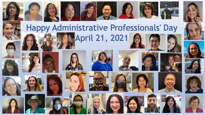 Happy Administrative Professionals' Day April 21, 2021