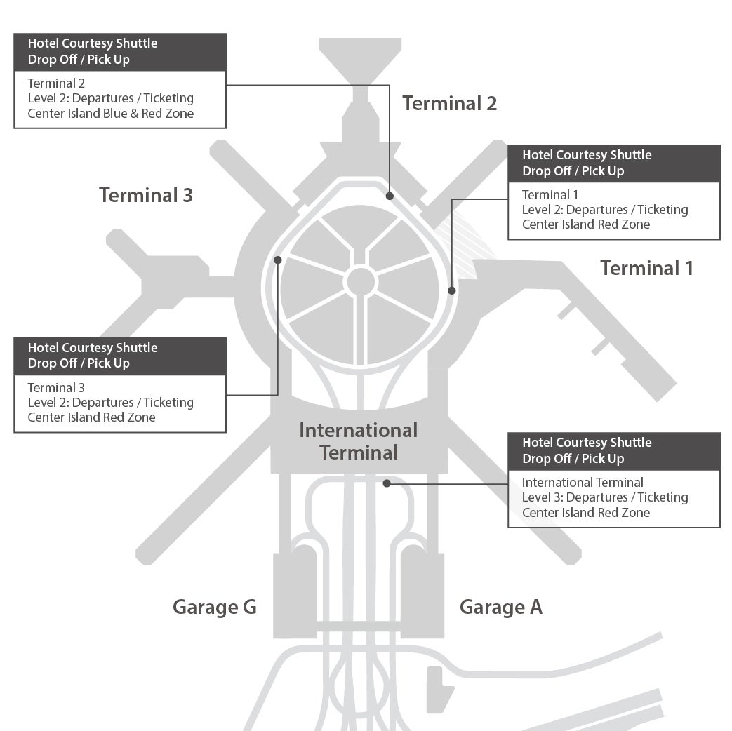 Hotel Courtesy Shuttle - map